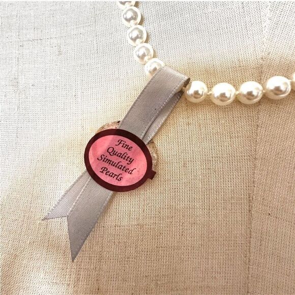 lindenwold fine jewelers fine quality simulated pearl necklace - Picture 3 of 7